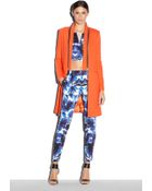 Milly Zip Coat - Lyst