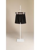 Burberry Linen Blend Tailored Shorts - Lyst