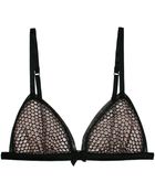 Fleur Du Mal Cage Lace Triangle Bra - Lyst