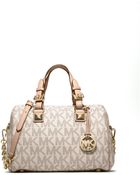 Michael Kors Grayson Medium Logo Satchel - Lyst