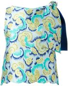 OSMAN Scalloped Hem Tank - Lyst