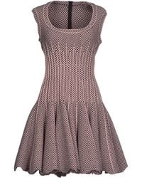 Alaïa Short Dress - Lyst