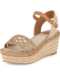 Tory Burch Solemar Platform Espadrille Sandal - Lyst