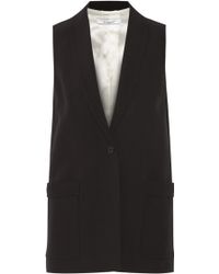 Givenchy Crepe Vest Jacket - Lyst