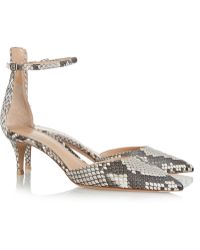 Gianvito Rossi Python Pumps - Lyst