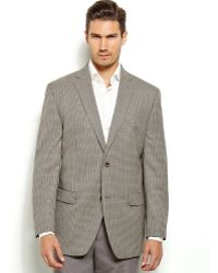 Joseph Abboud Tan & Brown Houndstooth Sport Coat - Lyst