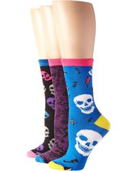 Betsey Johnson Skulls Circus 3 Pack Crew Gift Box - Lyst