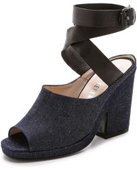 Opening Ceremony Emi Platform Sandals - Eclipse Blue - Lyst