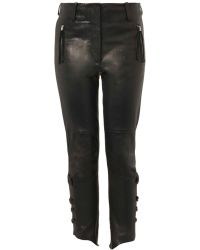 Isabel Marant Henley Leather Trousers - Lyst