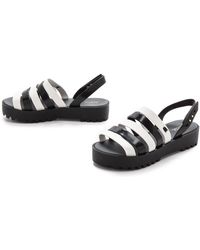 Melissa Creative Sandals - Black/White - Lyst