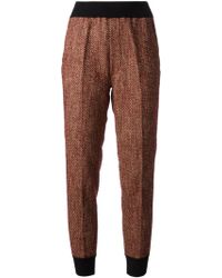 Forte Forte Jogging Style Tweed Trousers - Lyst