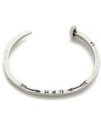 Giles & Brother Skinny Railroad Spike Cuff - Lyst