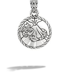 John Hardy Heritage Round Charm Pendant / Enhancer - Lyst