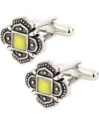 Link Up Green Antique Cuff Links - Lyst