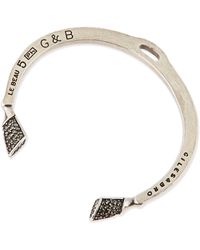 Giles & Brother Pave Crystal Skinny Hoof Cuff - Lyst