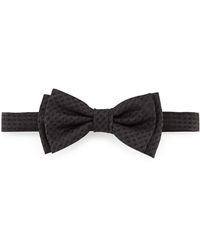 Hugo Boss Pre-Tied Check Silk Bow Tie - Lyst