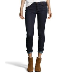 James Jeans Dark Blue Stretch Denim 'James Skinny' Jeans - Lyst