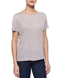 J Brand Tali Slub Knit T-Shirt - Lyst