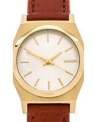 Nixon The Small Time Teller Leather - Lyst