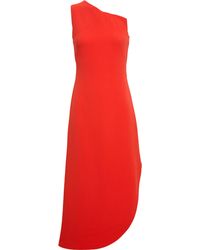OSMAN Athena Asymmetric Crepe Dress - Lyst