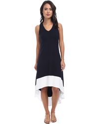 Karen Kane Hi Lo Sleevless Dress - Lyst