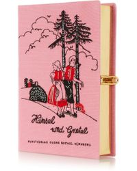 Olympia Le-Tan Hansel Und Gretel Embroidered Clutch - Lyst