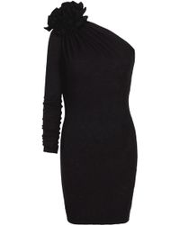 Lublu Asymmetric Wool Dress - Lyst