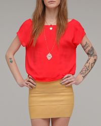 Pleasure Doing Business 4 Band Cotton Skirt - Lyst
