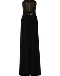 alice and olivia leather jumpsuit