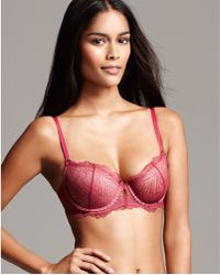 Donna Karan Intimates Ethereal Lace Balconette Bra - Lyst