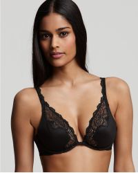 Donna Karan Intimates Lace Low Plunge Bra - Lyst