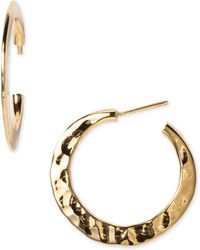 Argento Vivo Flat Hoop Earrings - Lyst