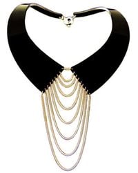 Zelia Horsley Jewellery Collared Necklace Gold - Lyst