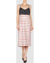 Peter Som 3/4 Length Dress - Lyst