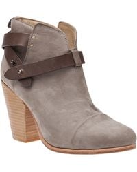 rag and bone grey booties