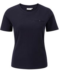 Cc Crew Neck Cotton Top - Lyst