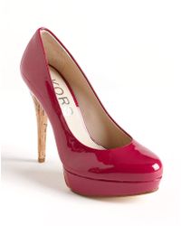 Kors By Michael Kors Cyprien Cork Platform Pumps - Lyst