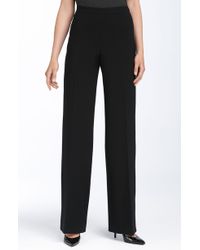 St. John Evening Wide Leg Pants - Lyst
