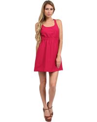 Thayer Open Back Crepe Dress - Lyst