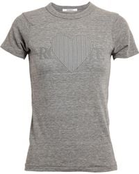 Rodarte 3D Heart Motif T-Shirt - Lyst