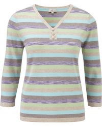 Cc Multicoloured Striped Ombre Jumper - Lyst