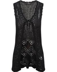 Jane Norman Crochet Waistcoat - Lyst