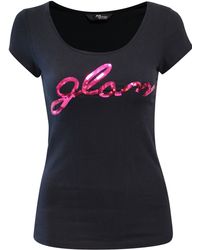 Jane Norman Sequin Love Tee - Lyst
