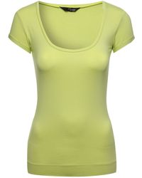 Jane Norman Scoop Neck Top - Lyst