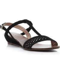 Pied A Terre Liddy Laser Cut Sandals - Lyst