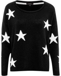 Therapy Star Placement Print Knit Jumper - Lyst