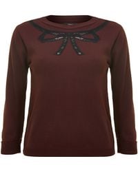 Therapy Lace Bow Jumper - Lyst