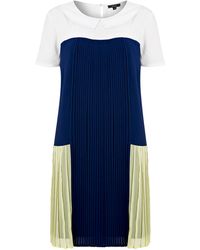 Therapy Pleat Panel Dress - Lyst