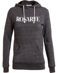 Rodarte Rosarte Cotton-Blend Hooded Sweatshirt - Lyst