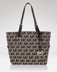 michael kors jet set ew signature tote